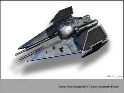 Sienar Fleet Systems Eta-5 interceptor