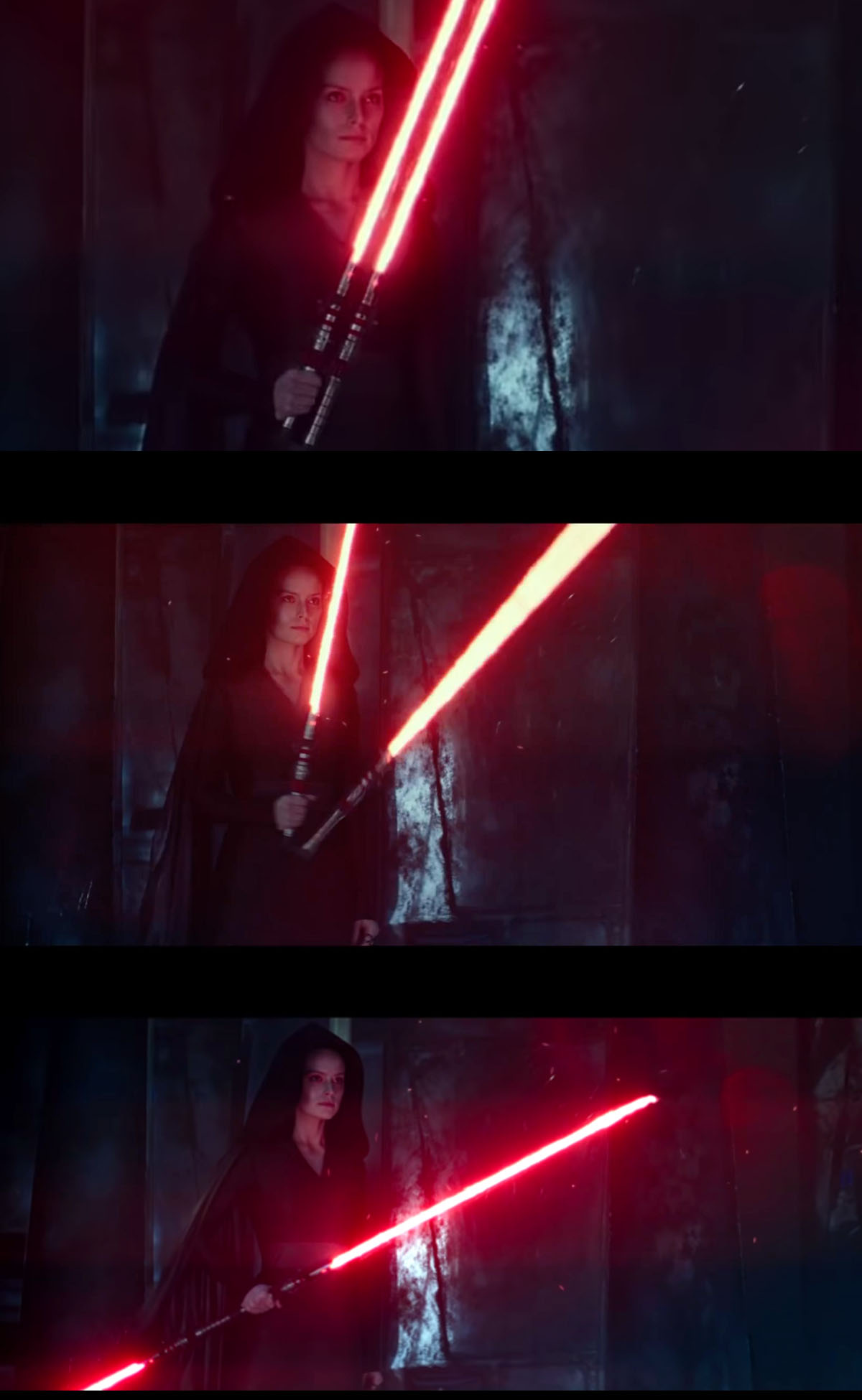 Hinged Double-Bladed Lightsaber