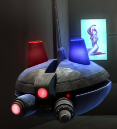 Coruscant Police probe droid