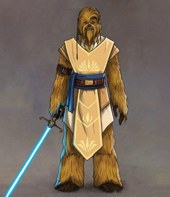 Burryaga Agaburry (Wookiee Jedi Padawan)