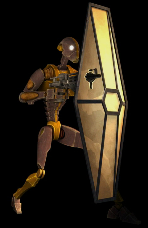 Droid commando personal shield
