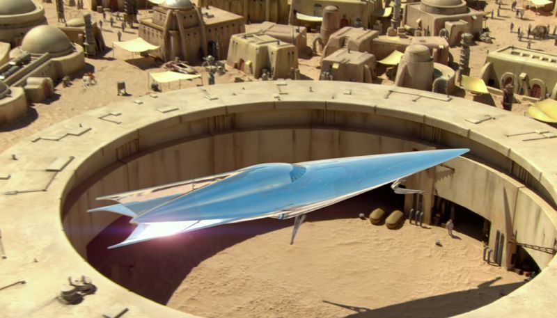 Theed Palace Space Vessel Engineering Corps Customized H-type Nubian yacht