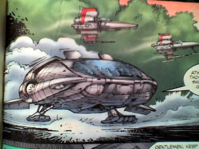 Colonial Shuttle Galactica Custom Model (War of Eden miniseries)